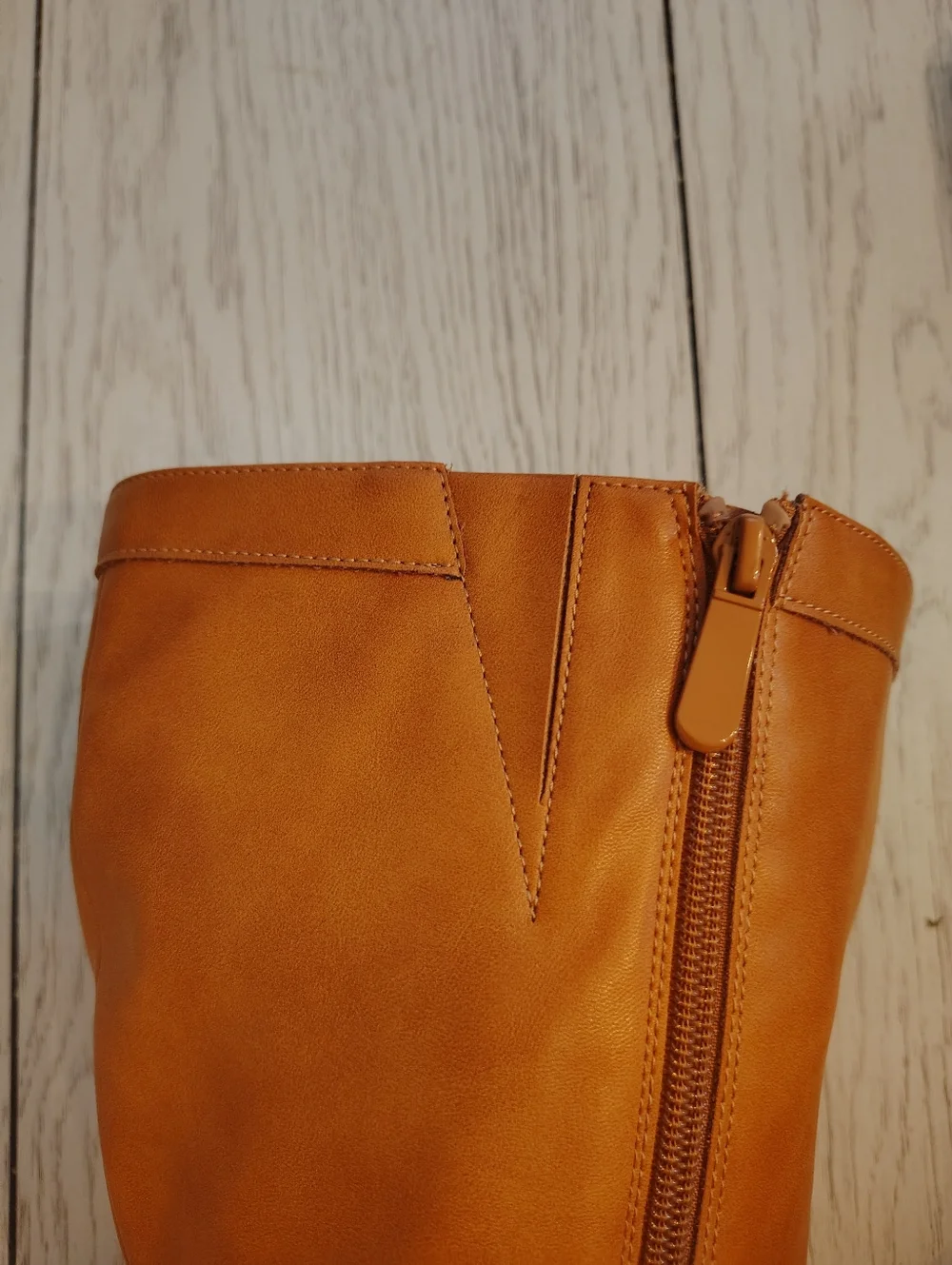 Style & Co Terryy Wide Calf Riding Boots Sweet‎ Maple Tan Size 6.5 NWT $100